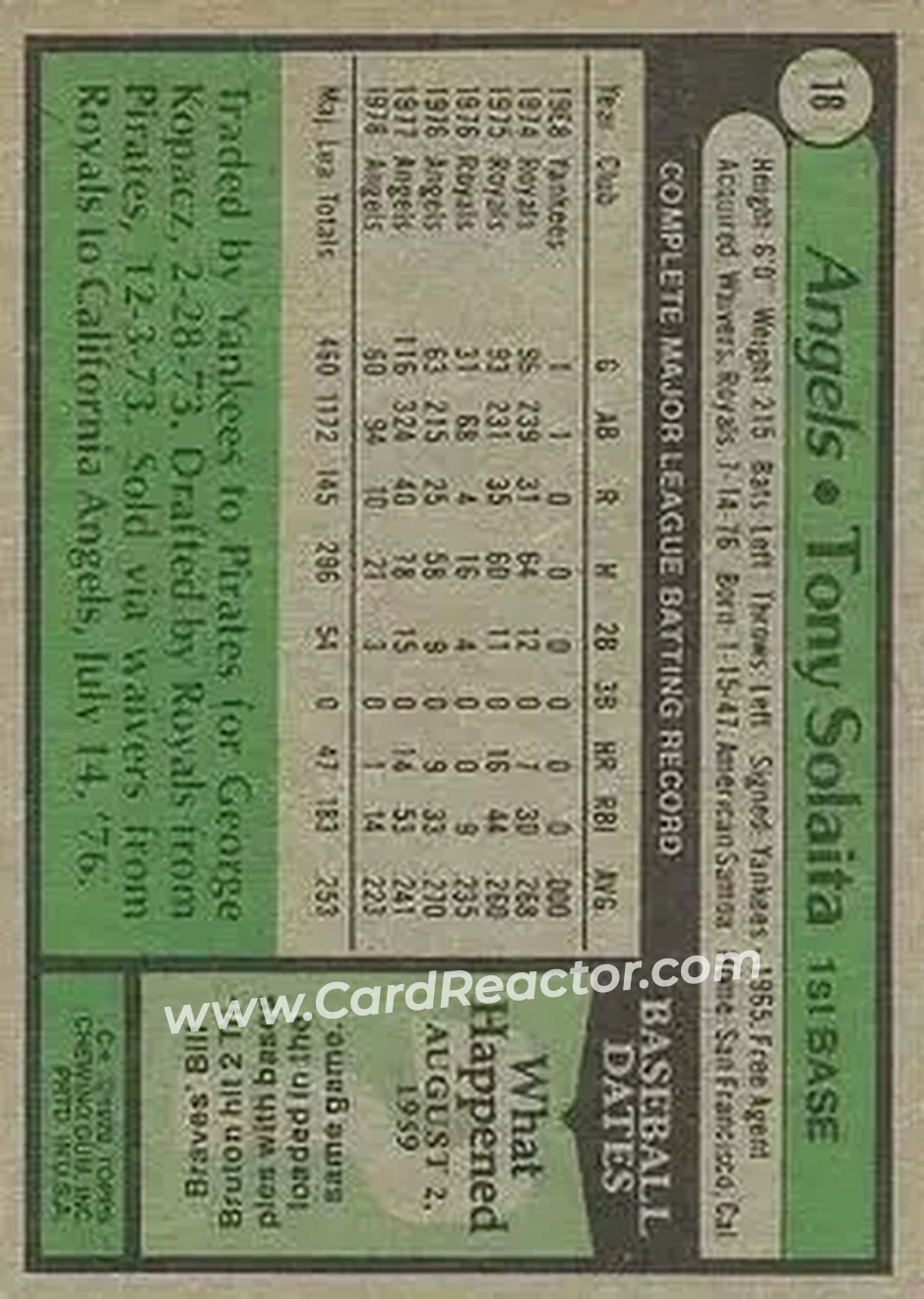 Back of Tony Solaita