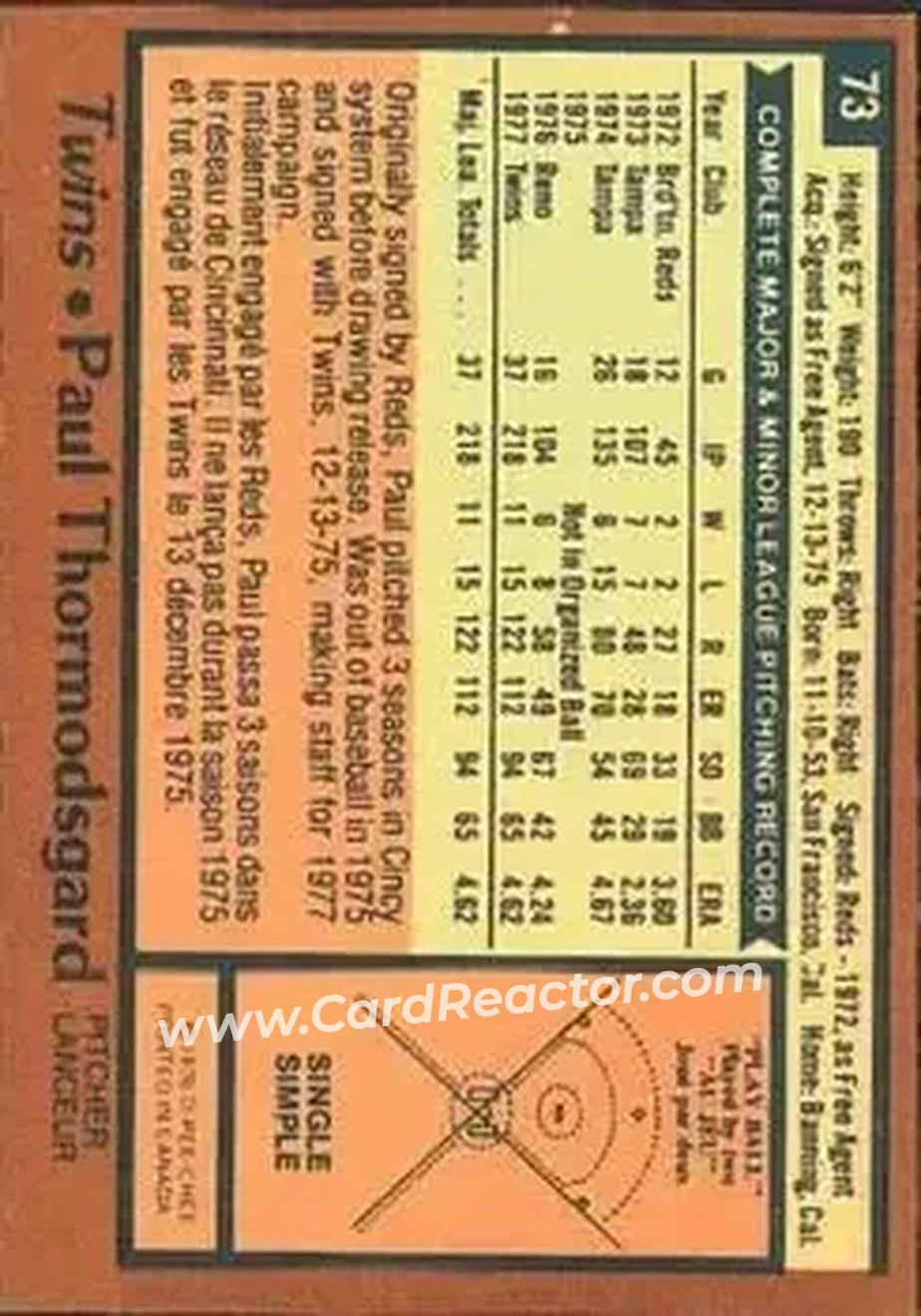 Back of Paul Thormodsgard