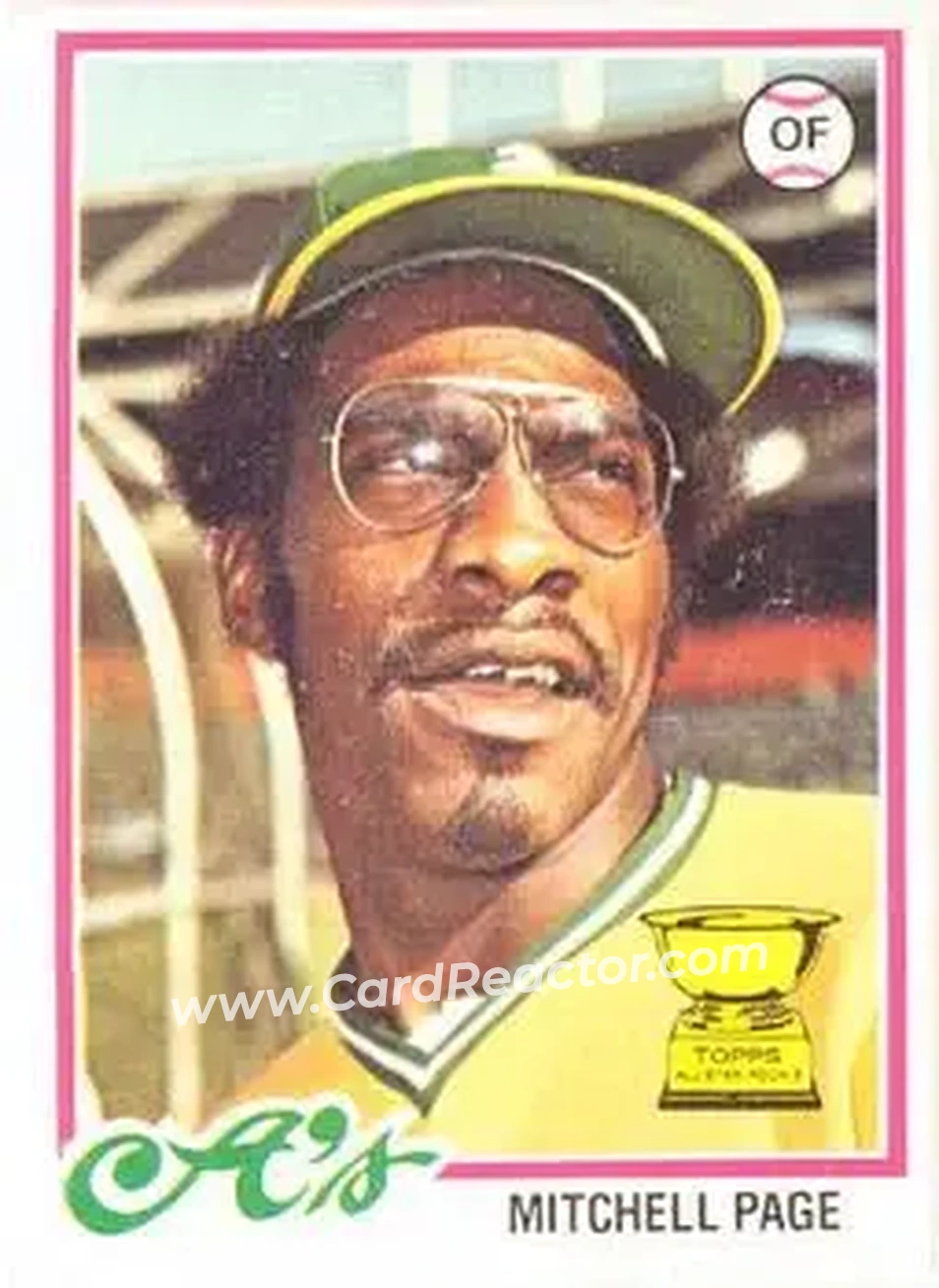 1978 O-Pee-Chee #75 - Mitchell Page - Oakland Athletics