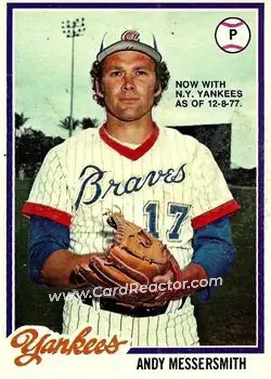 Front of Andy Messersmith