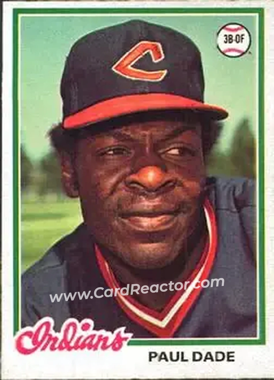 1978 O-Pee-Chee #86 - Paul Dade - Cleveland Indians