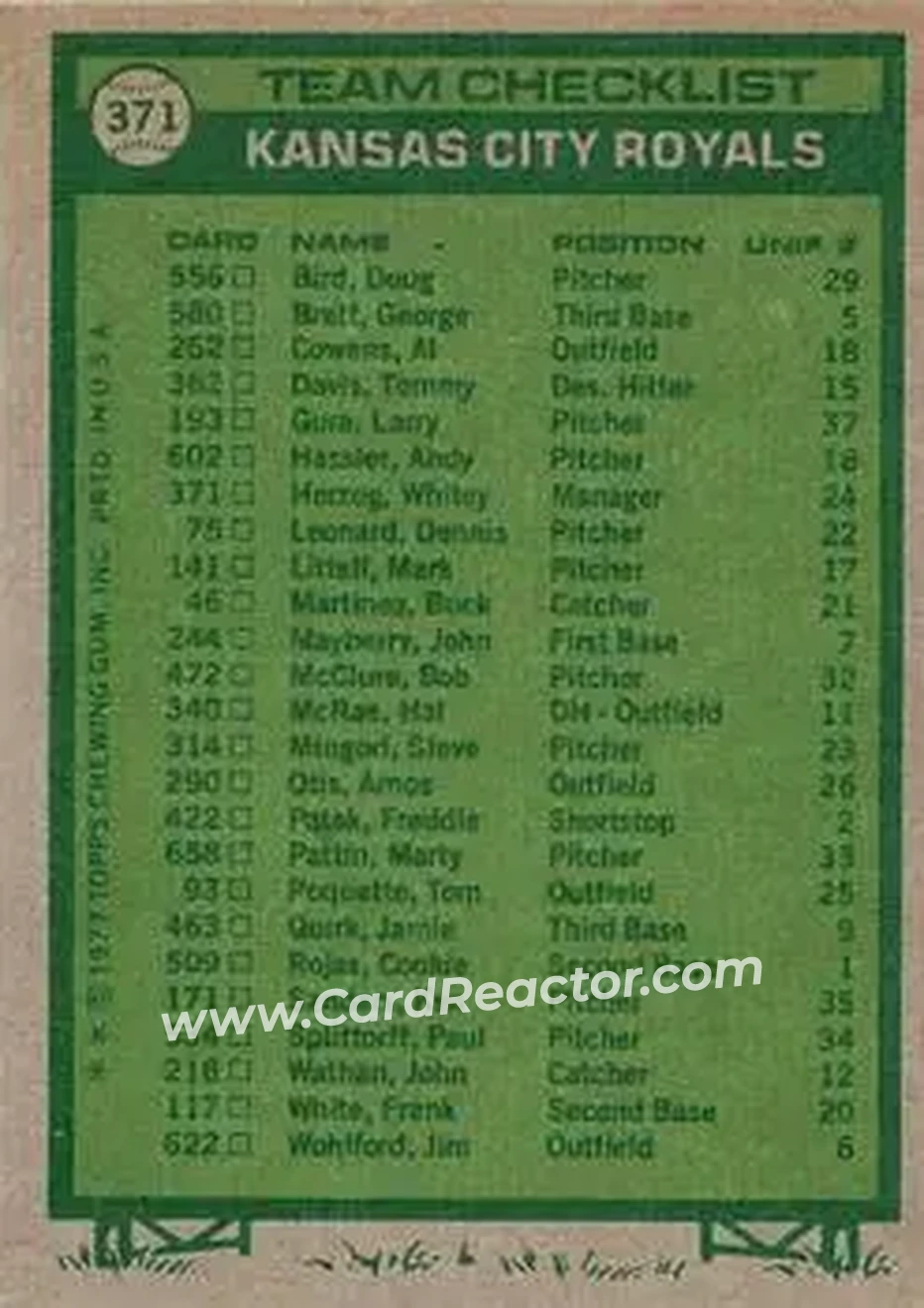 Back of Card #371