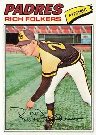 1977 Topps #372 Rich Folkers