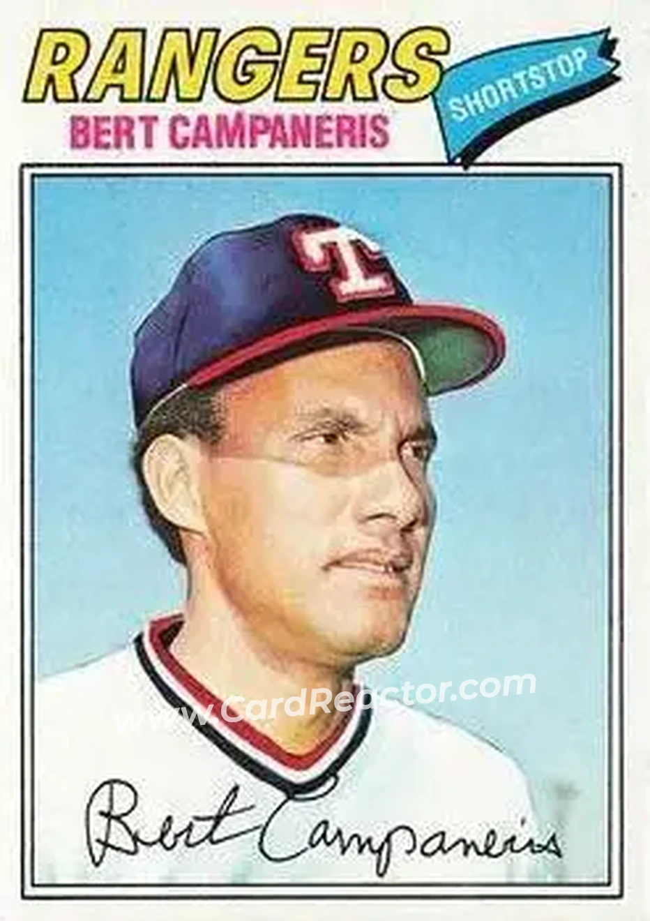 Front of Bert Campaneris