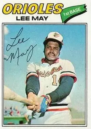 1977 Topps #380 Lee May