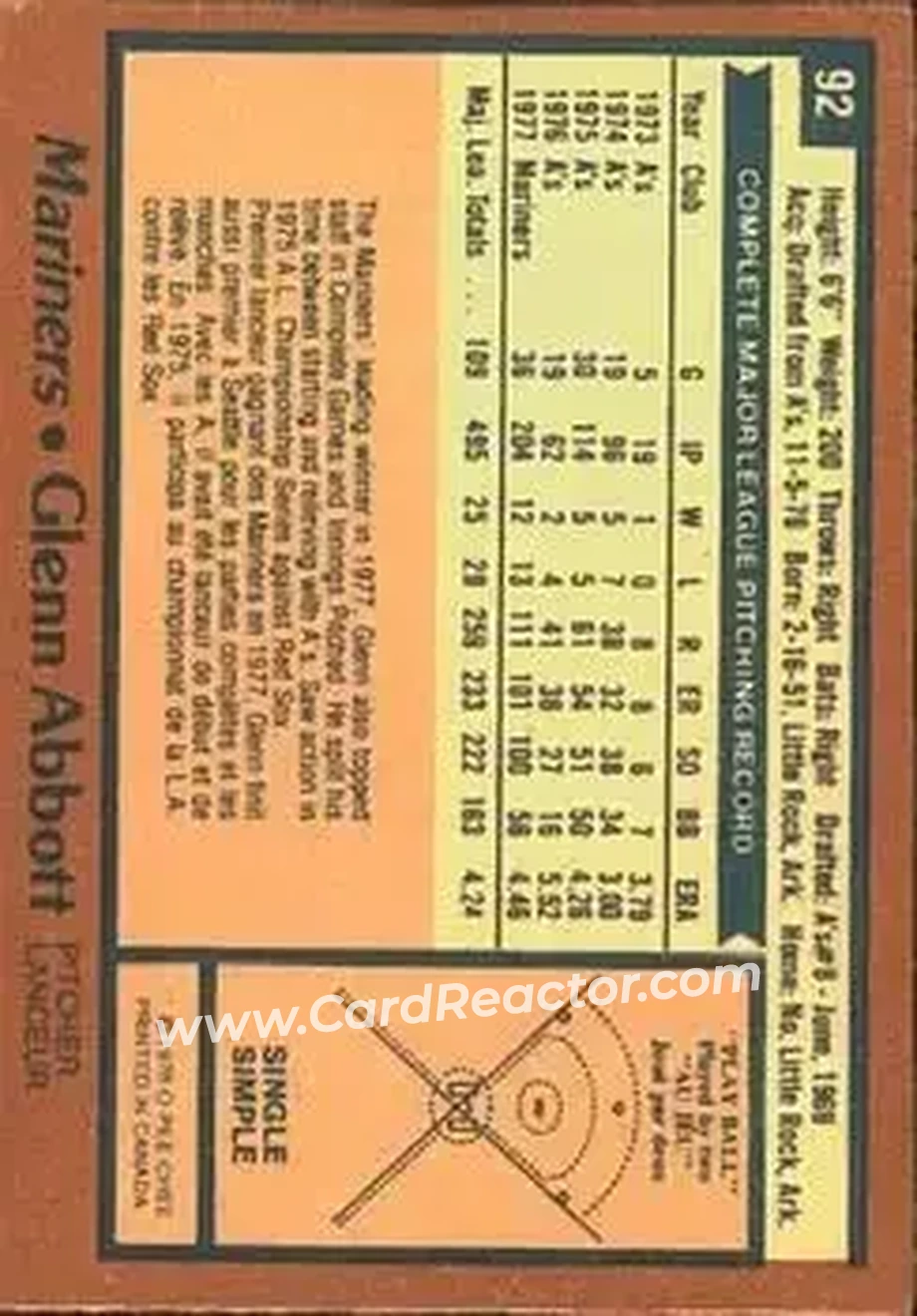 Back of Glenn Abbott