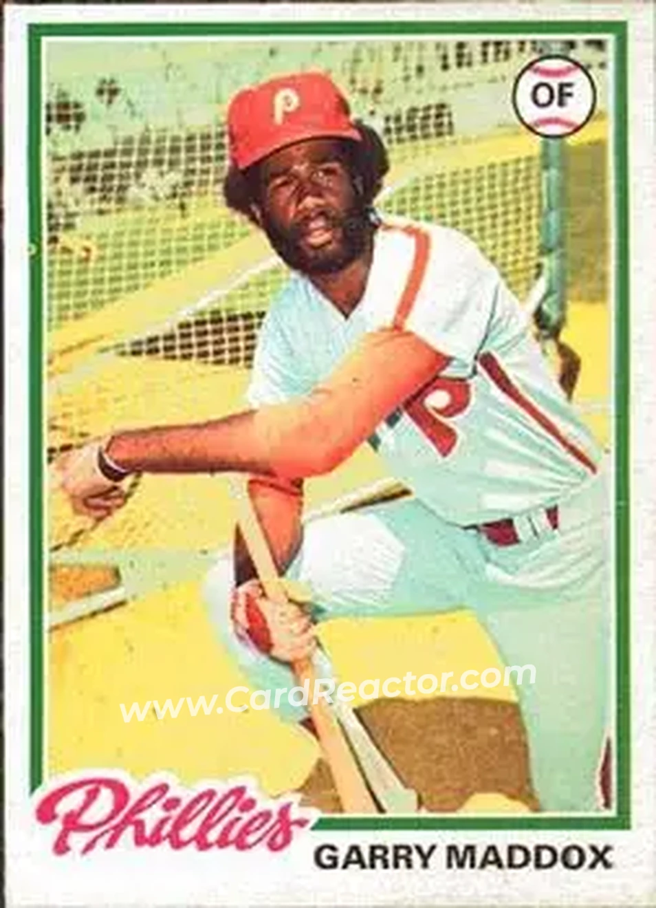 Front of Garry Maddox