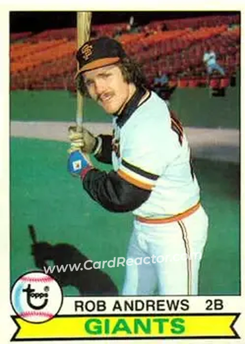 1979 Topps #34 - Rob Andrews - San Francisco Giants