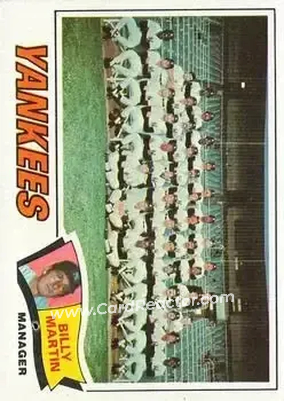 1977 Topps #387 - Card #387 - New York Yankees