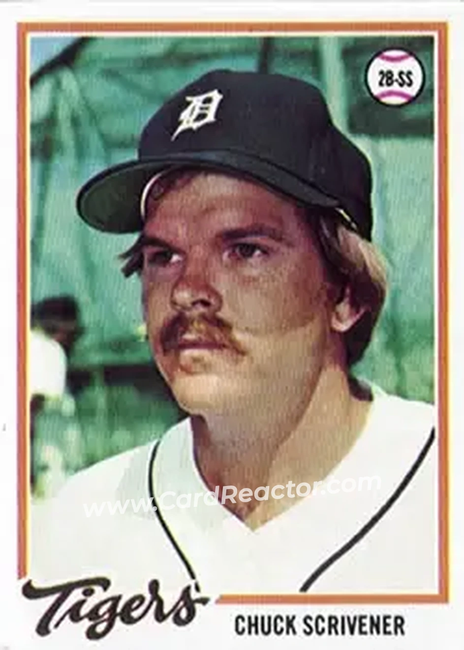 1978 Topps #94 - Chuck Scrivener - Detroit Tigers