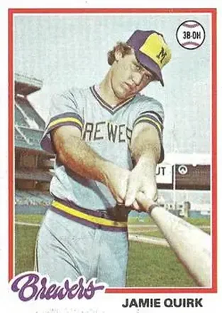 1978 Topps #95 Jamie Quirk