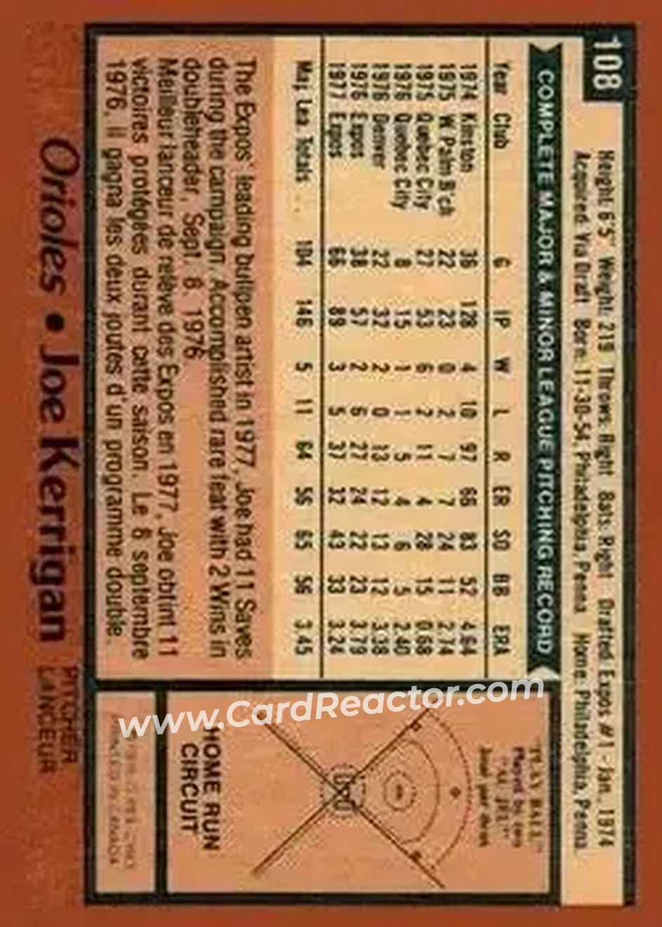 Back of Joe Kerrigan