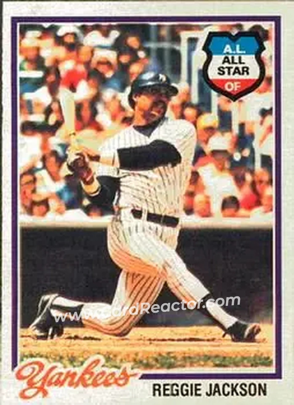 Front of Reggie Jackson (b.1946 OF)