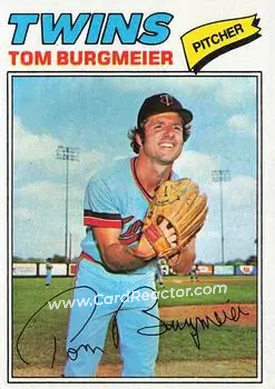 1977 Topps #398 - Tom Burgmeier - Minnesota Twins