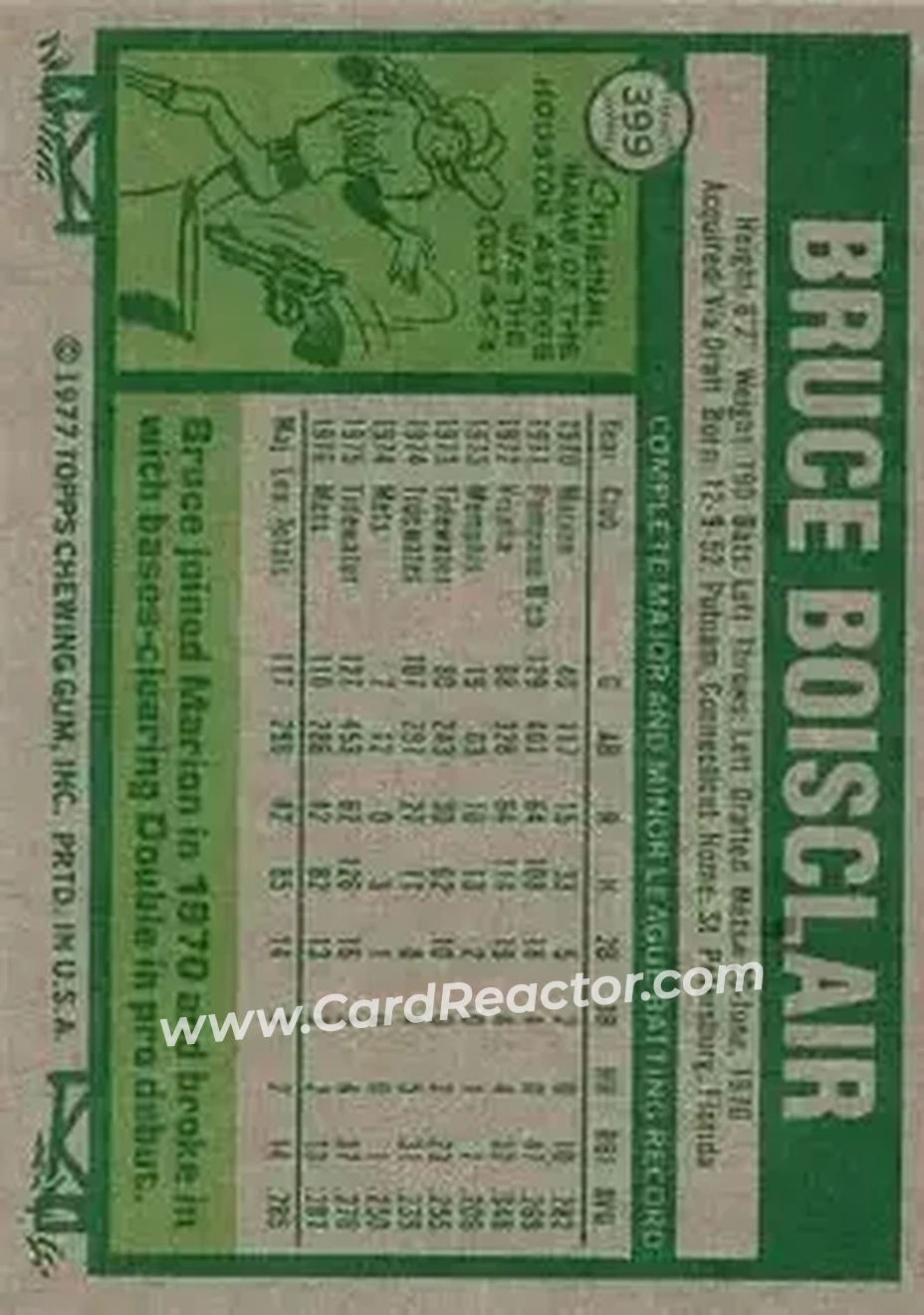 Back of Bruce Boisclair