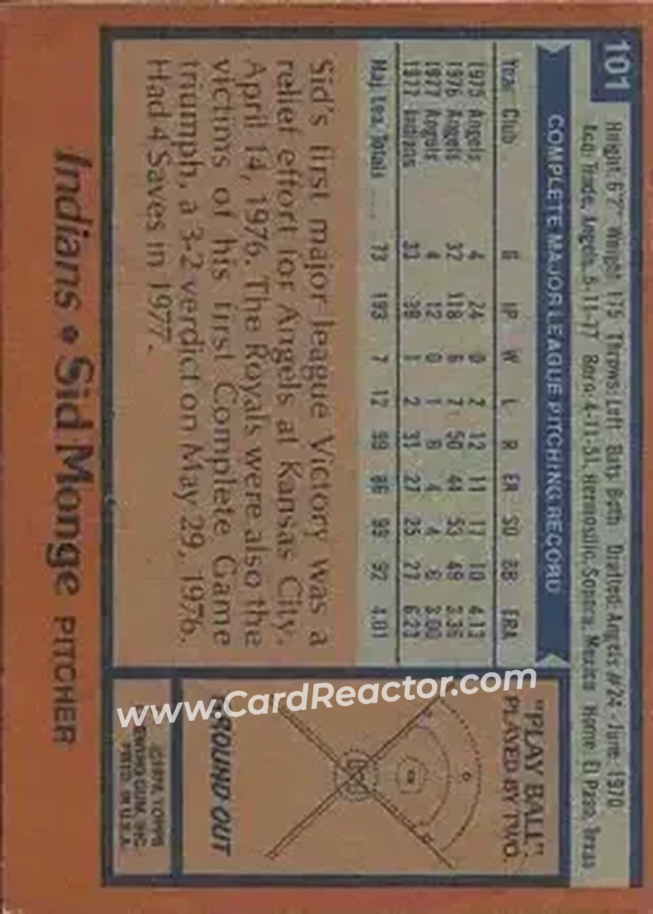Back of Sid Monge