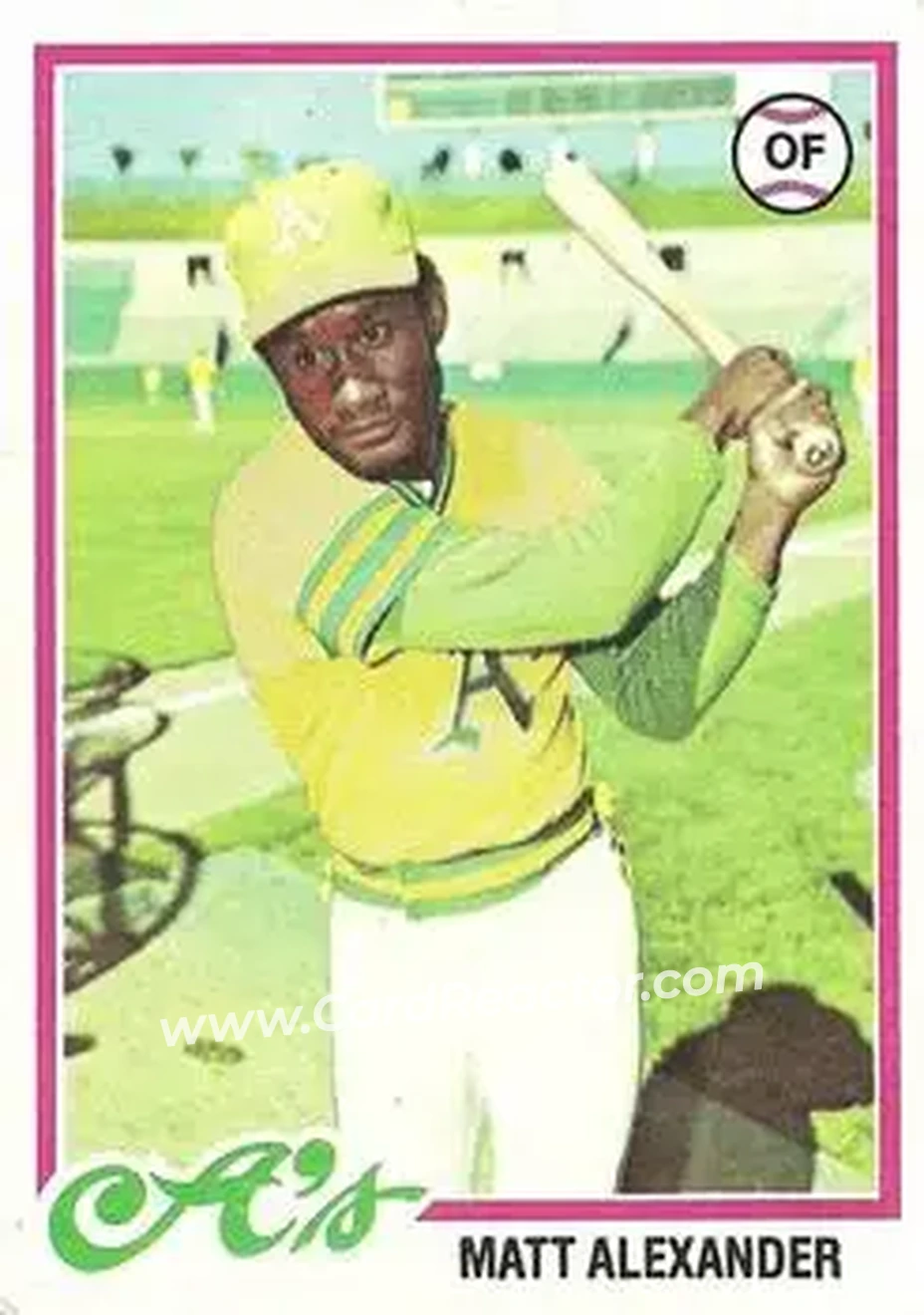 1978 Topps #102 - Matt Alexander - Oakland Athletics