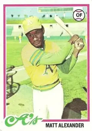 1978 Topps #102 Matt Alexander