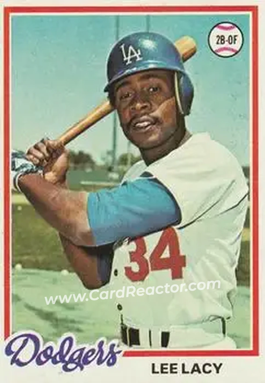 1978 Topps #104 - Lee Lacy - Los Angeles Dodgers