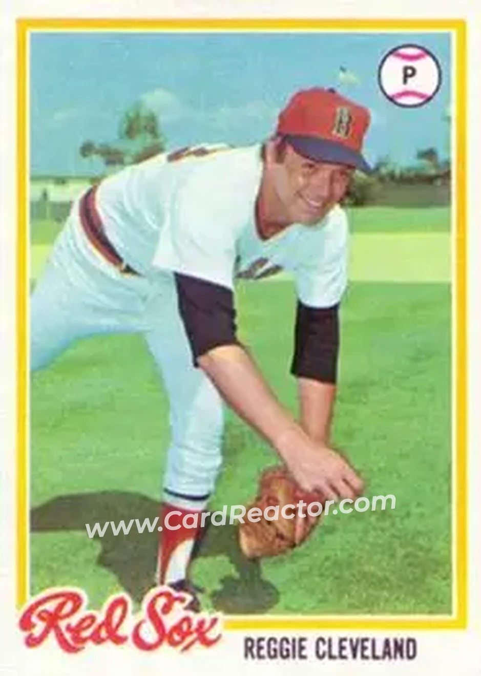 1978 Topps #105 - Reggie Cleveland - Boston Red Sox