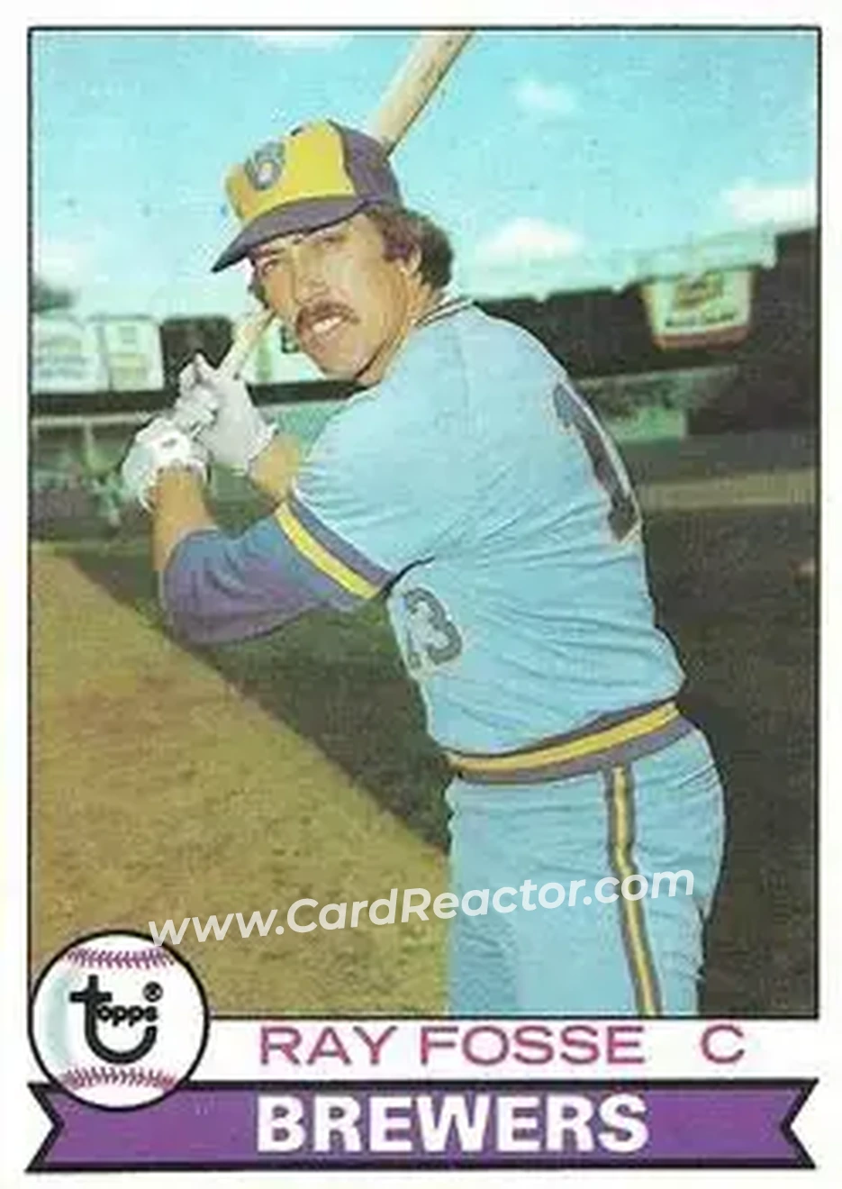 1979 Topps #51 - Ray Fosse - Milwaukee Brewers 1979 Topps #51 - Ray Fosse - Milwaukee Brewers
