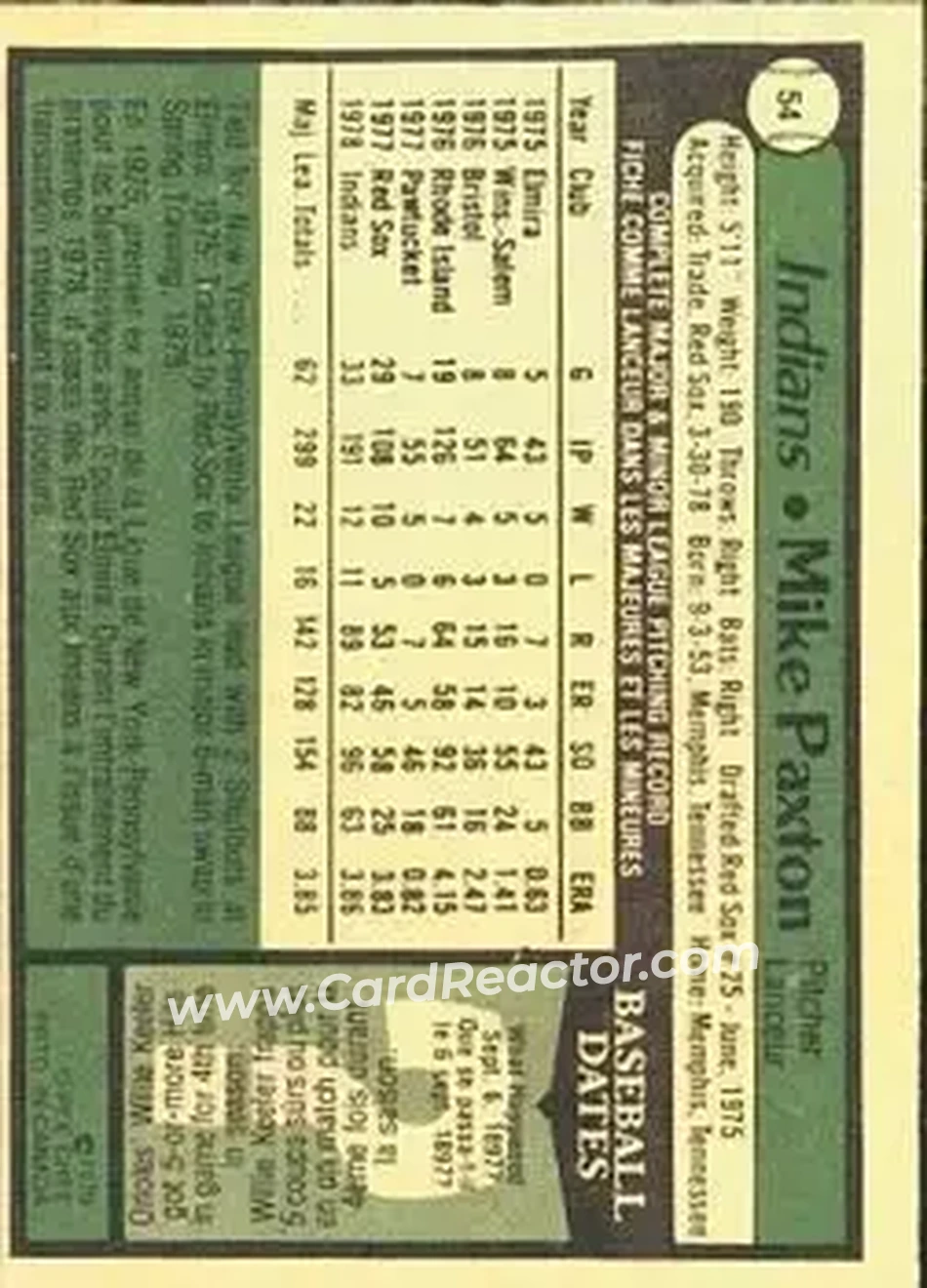 Back of Mike Paxton
