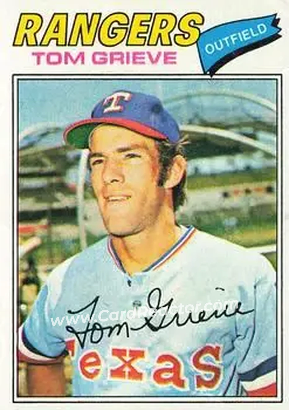1977 Topps #403 - Tom Grieve - Texas Rangers
