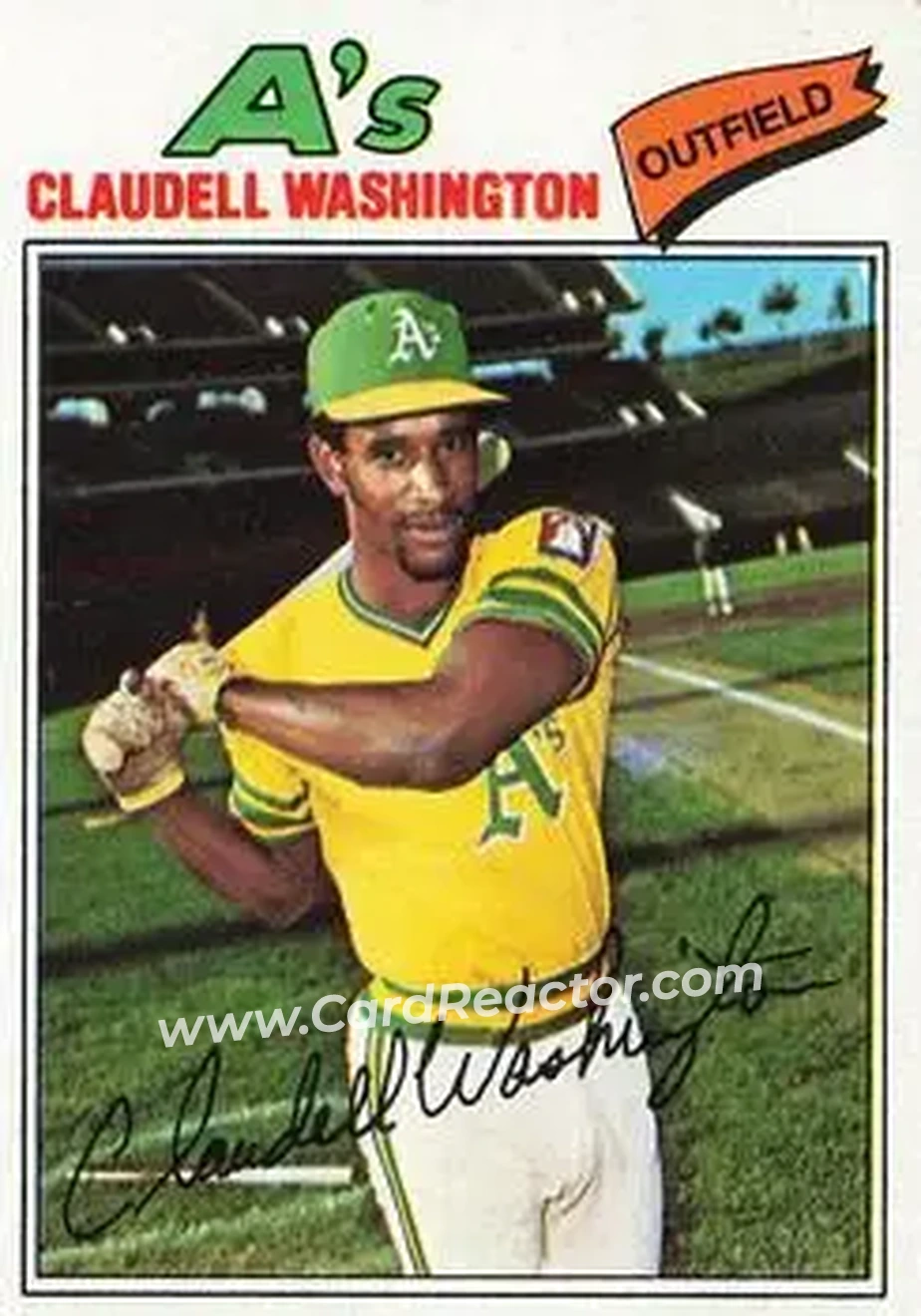 Front of Claudell Washington