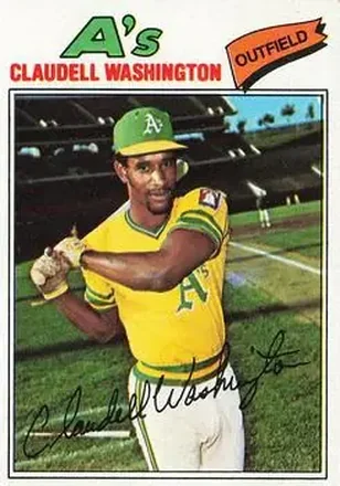 1977 Topps #405 Claudell Washington