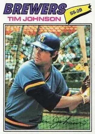 1977 Topps #406 Tim Johnson
