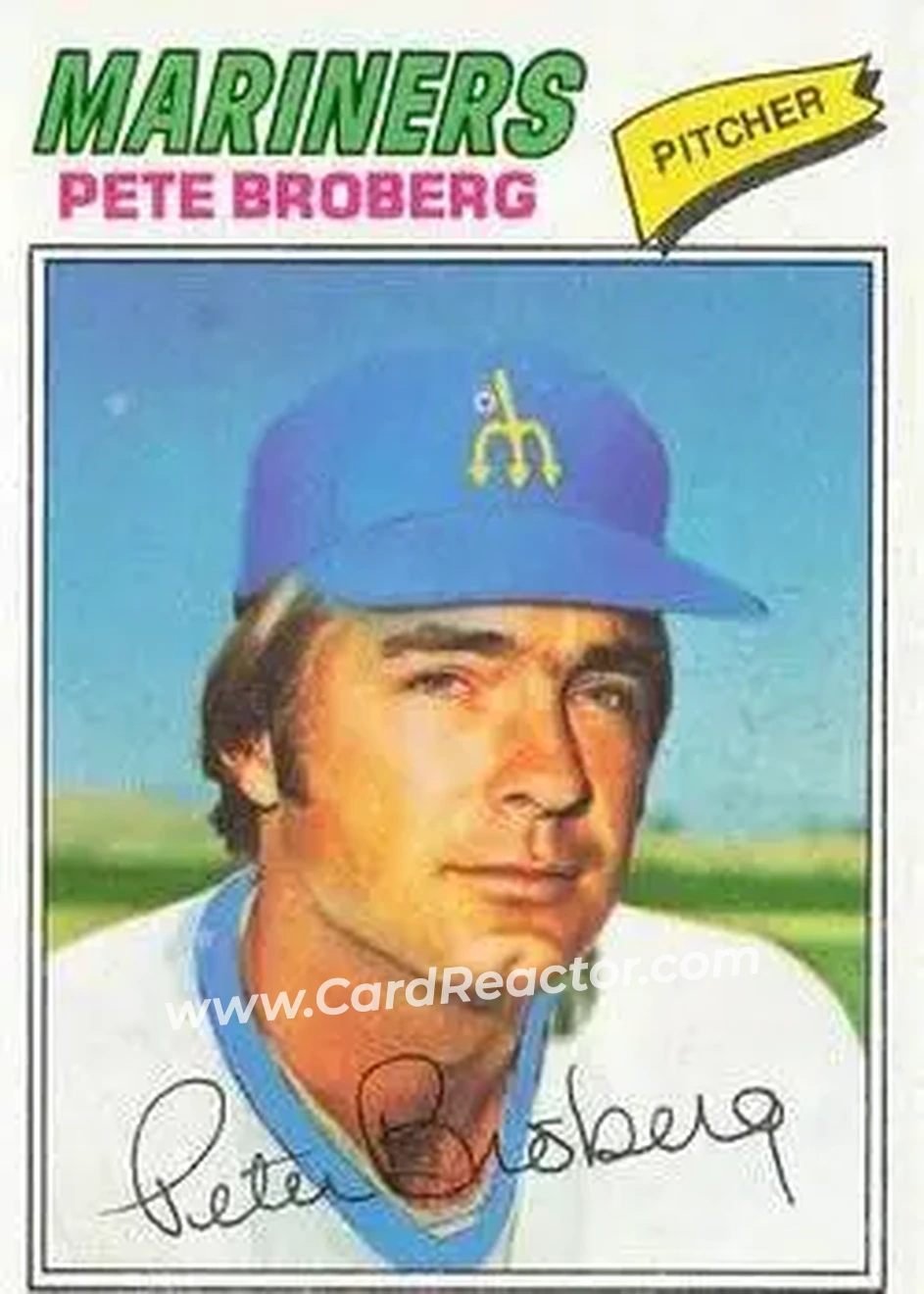 Front of Pete Broberg