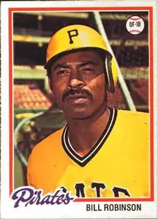 1978 O-Pee-Chee #128 Bill Robinson (b. 1943 OF)