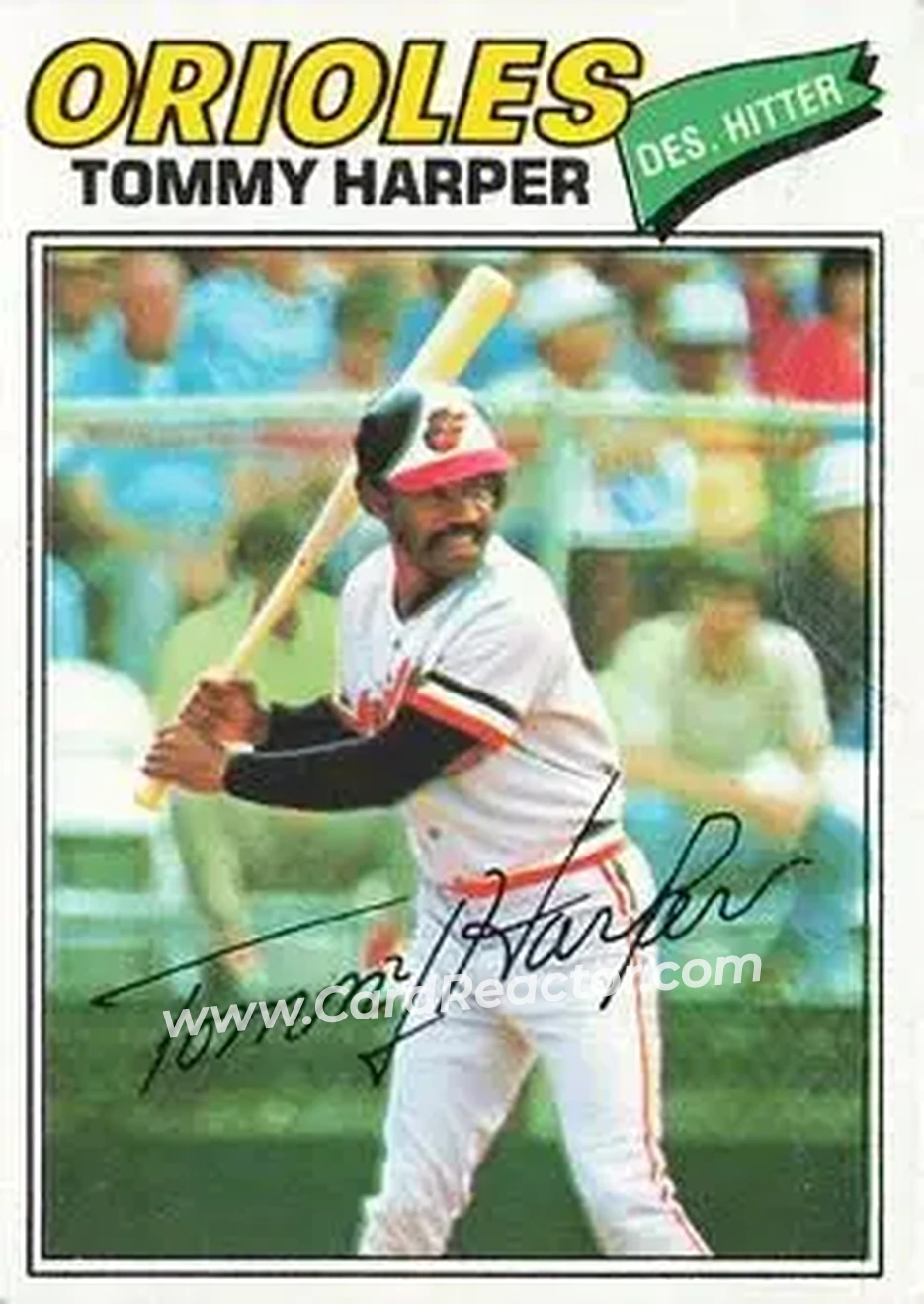 1977 Topps #414 - Tommy Harper - Baltimore Orioles