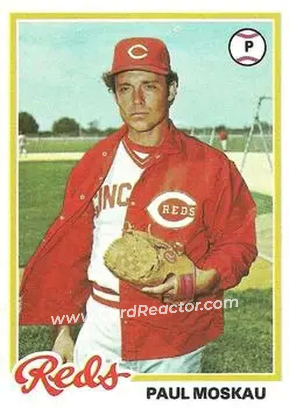 1978 Topps #126 - Paul Moskau - Cincinnati Reds