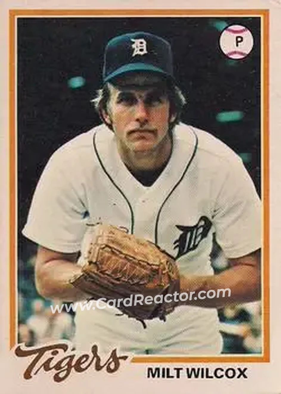 1978 O-Pee-Chee #136 - Milt Wilcox - Detroit Tigers