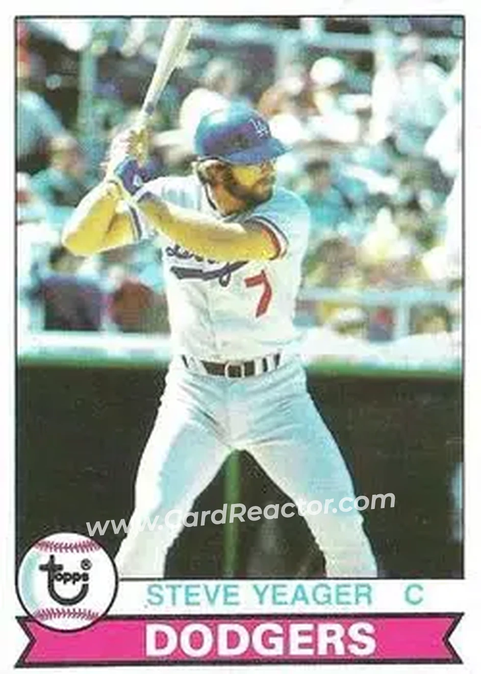 1979 Topps #75 - Steve Yeager - Los Angeles Dodgers 1979 Topps #75 - Steve Yeager - Los Angeles Dodgers