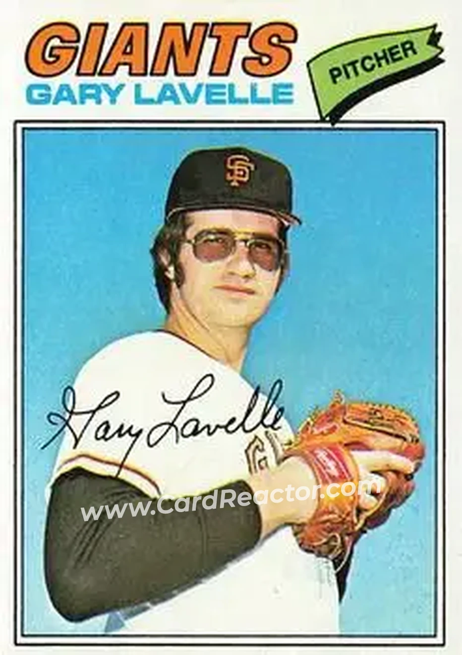 1977 Topps #423 - Gary Lavelle - San Francisco Giants 1977 Topps #423 - Gary Lavelle - San Francisco Giants