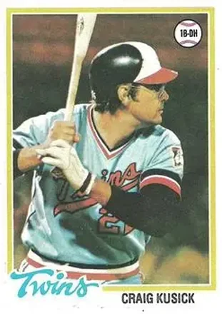 1978 Topps #137 Craig Kusick