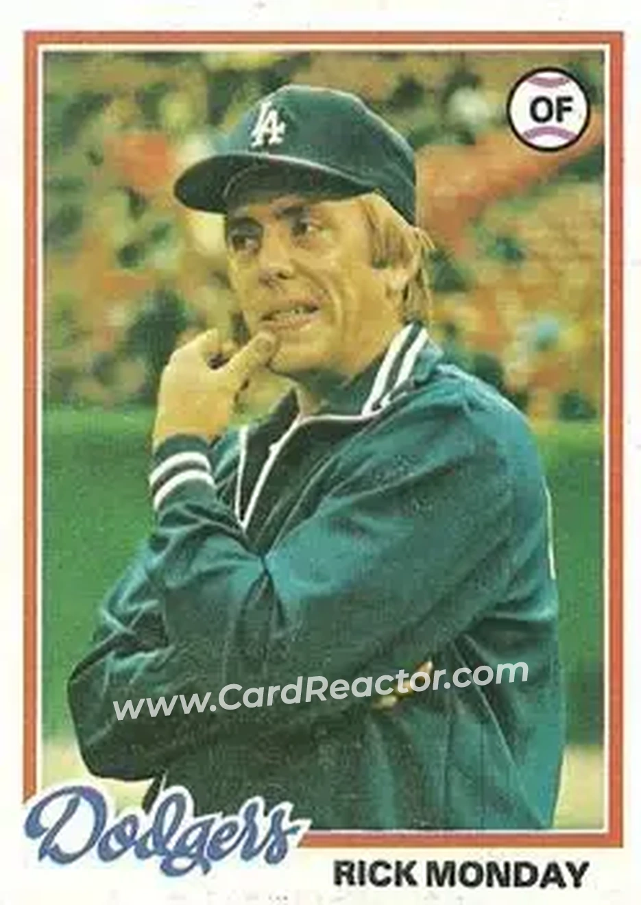 Front of Rick Monday