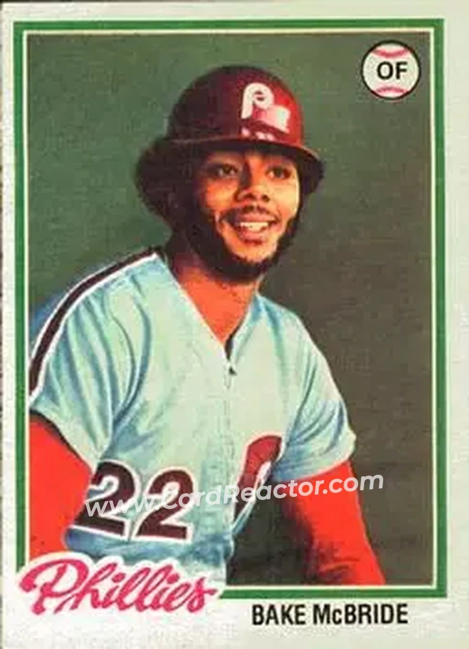 1978 O-Pee-Chee #156 - Bake McBride - Philadelphia Phillies