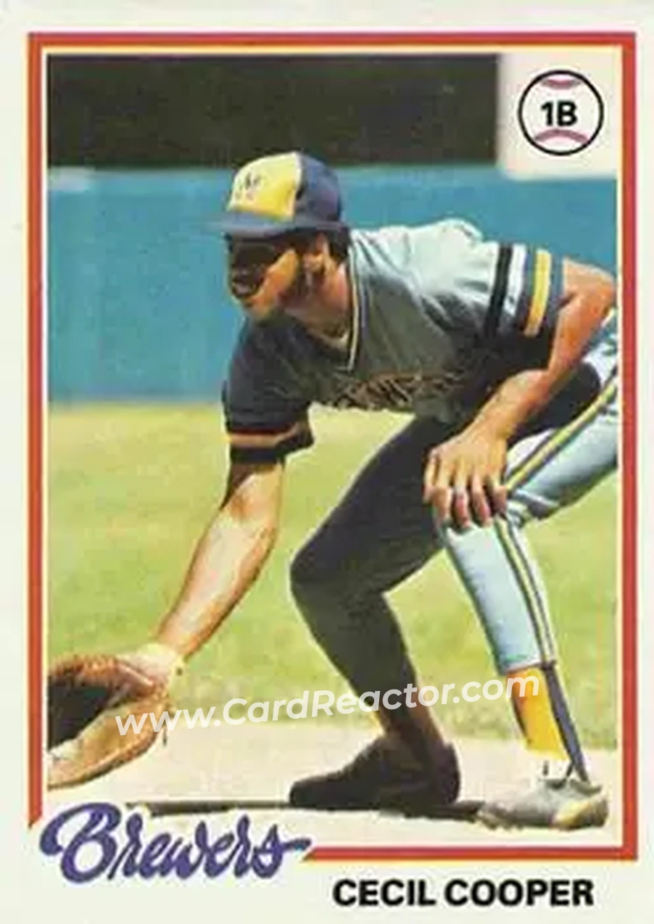 Front of Cecil Cooper