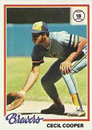 1978 Topps #154 Cecil Cooper