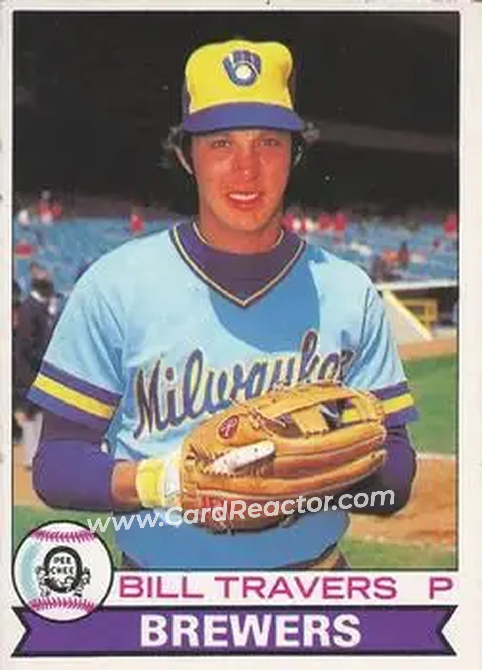1979 O-Pee-Chee #106 - Bill Travers - Milwaukee Brewers