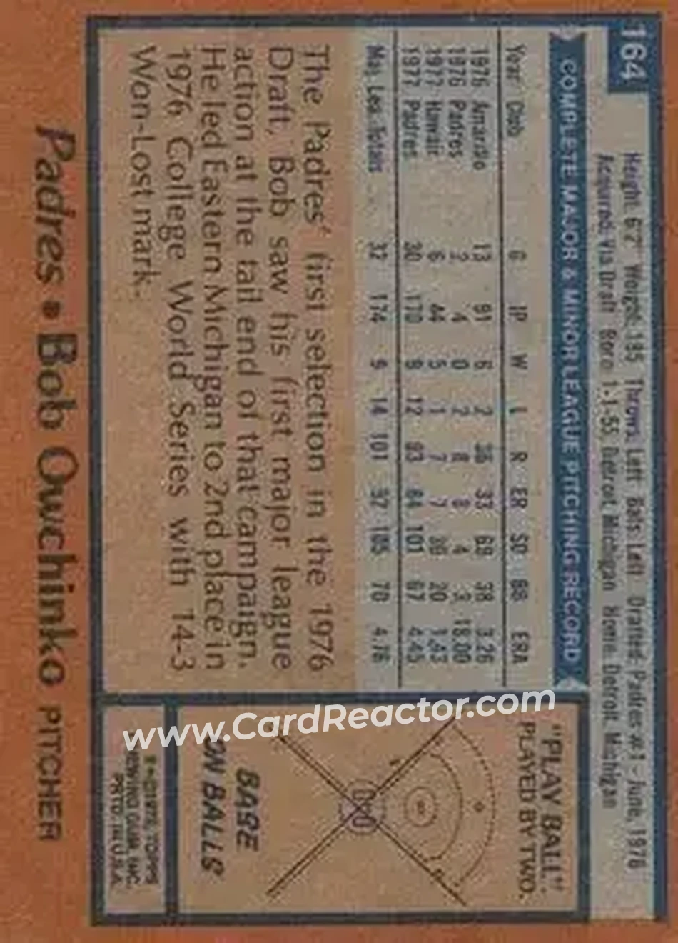 Back of Bob Owchinko