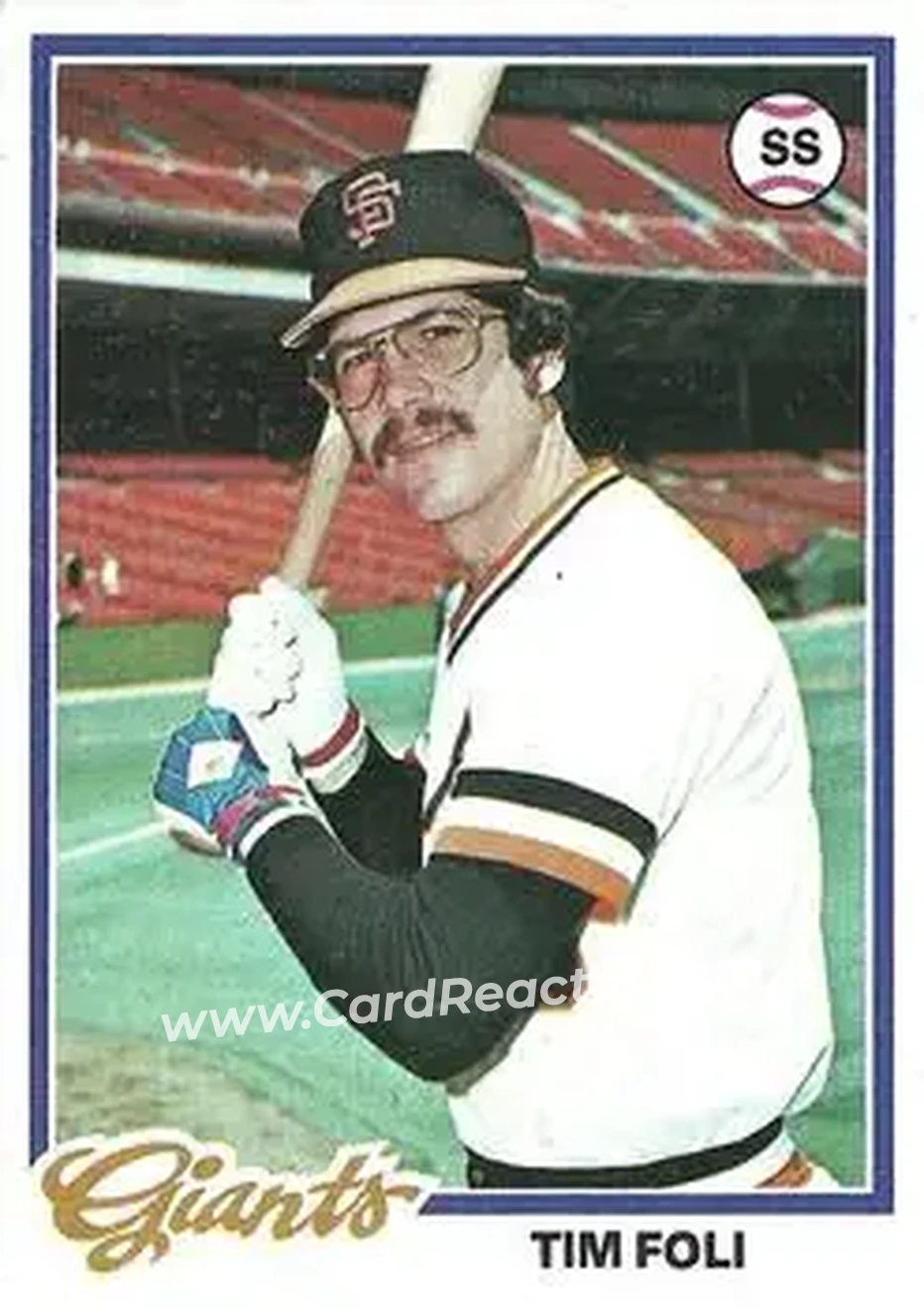 1978 Topps #167 - Tim Foli - San Francisco Giants