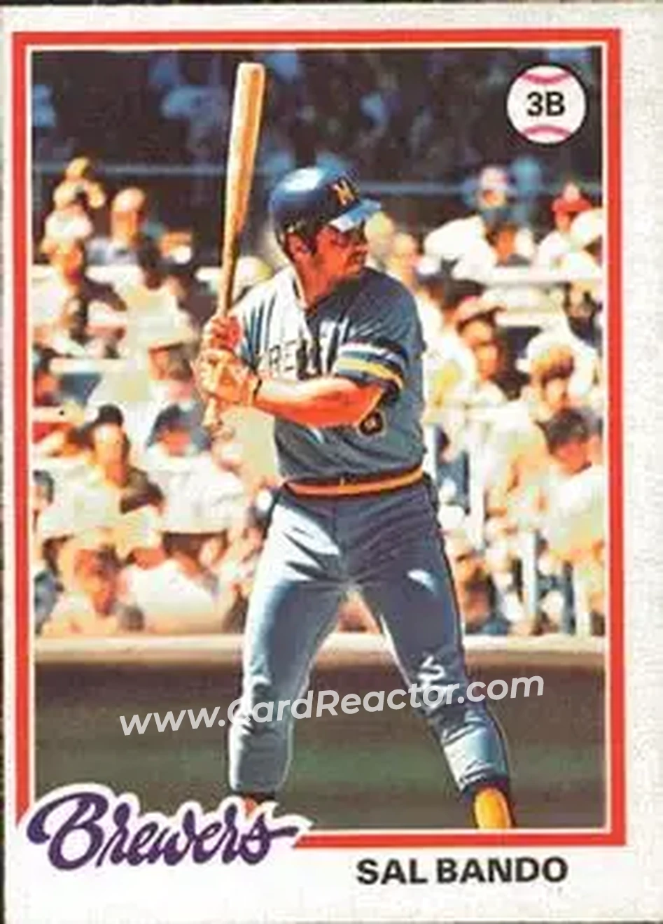 1978 O-Pee-Chee #174 - Sal Bando - Milwaukee Brewers