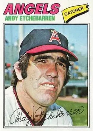1977 Topps #454 Andy Etchebarren