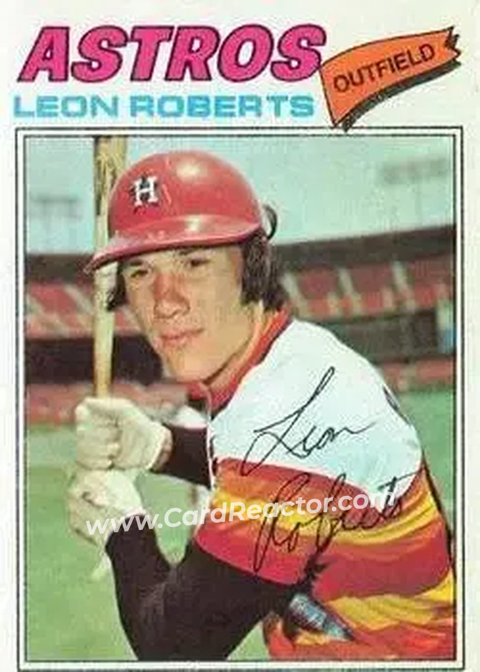 Front of Leon Roberts