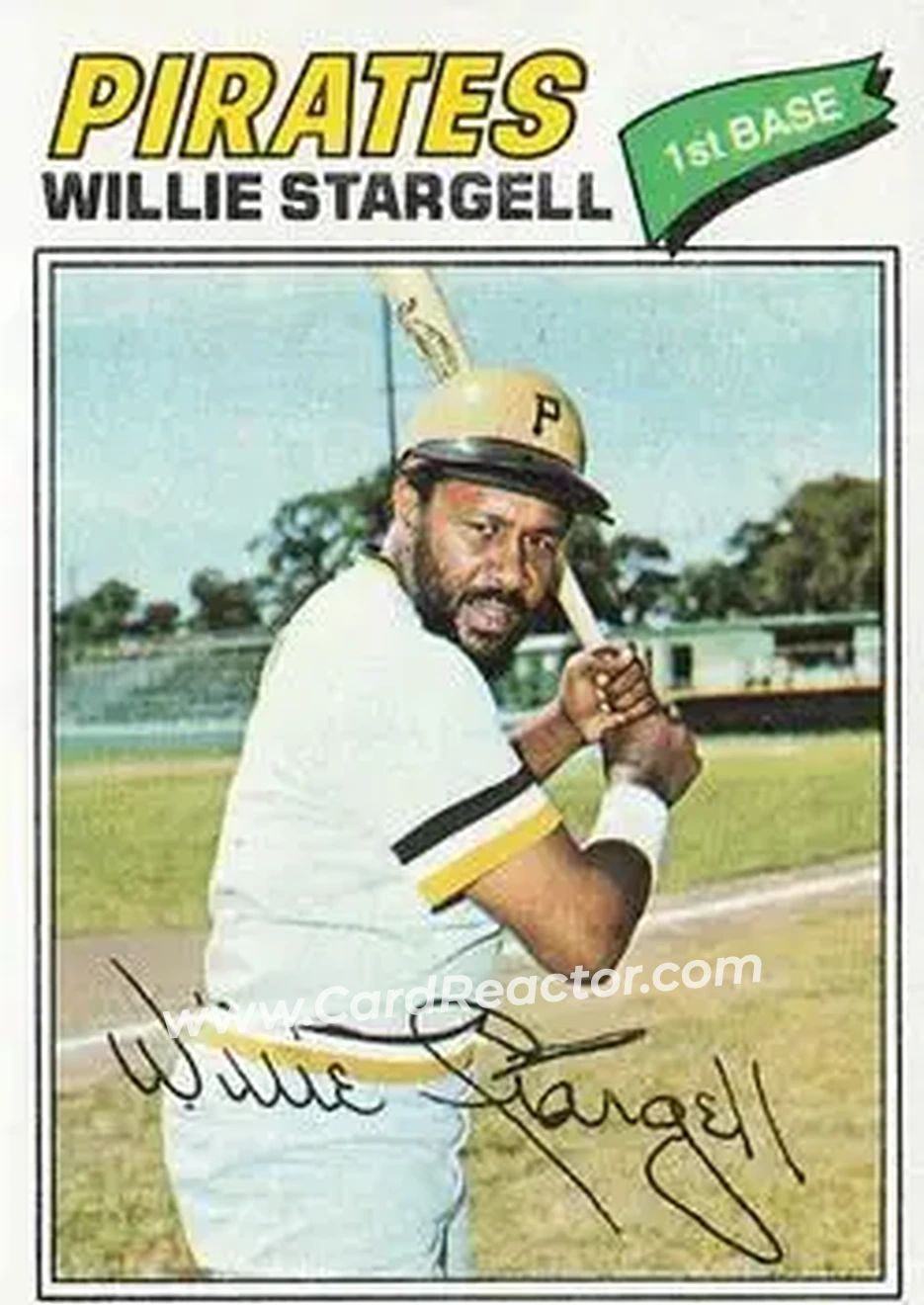 1977 Topps #460 - Willie Stargell - Pittsburgh Pirates