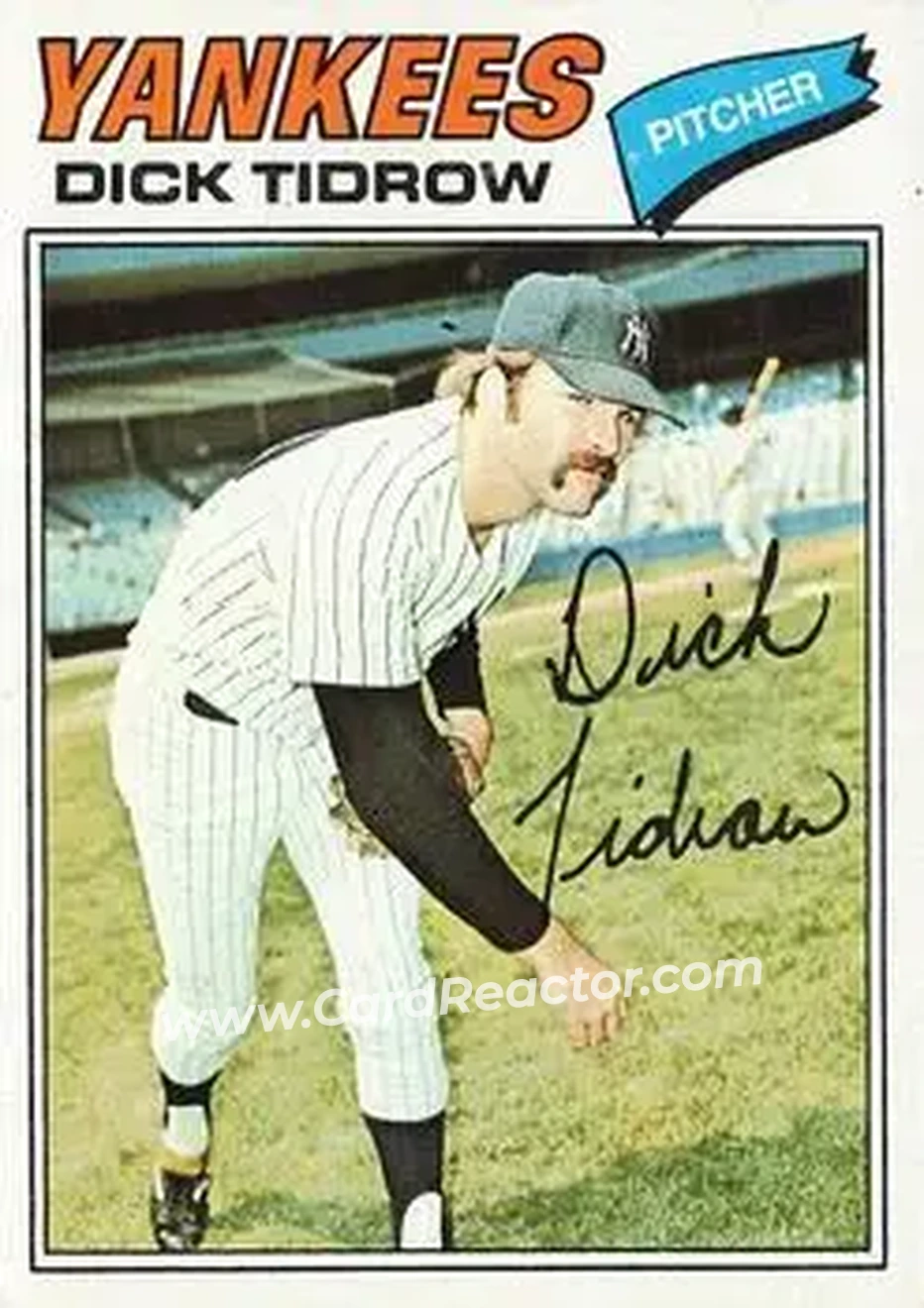 1977 Topps #461 - Dick Tidrow - New York Yankees